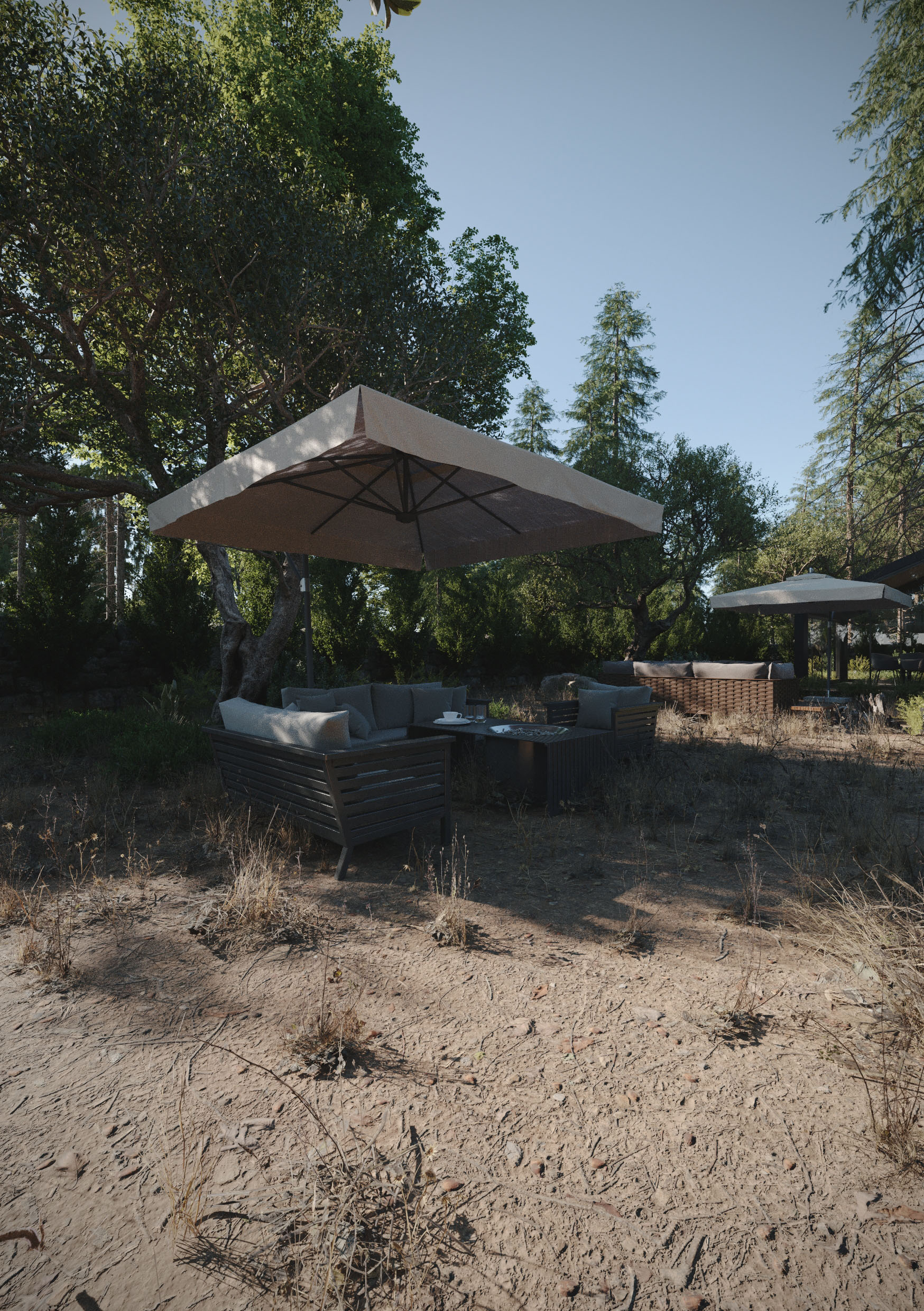 Konya Bungalow & Doğa Evleri - Doğal Ahşap & Kırsal Villa Dış Cephe Render